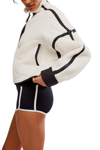 FP Movement Mountain High ½ Zip Fleece for Women in White