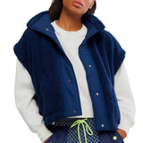 FP Movement Scout It Out Fleece Vest for Women in Navy 