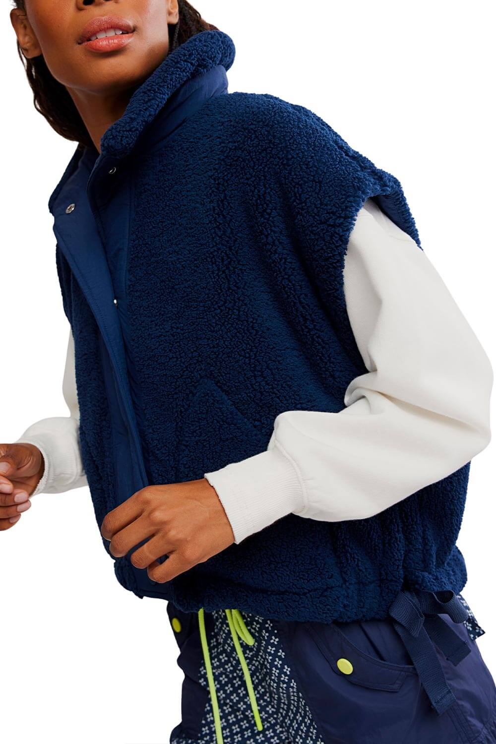 FP Movement Scout It Out Fleece Vest for Women in Navy 