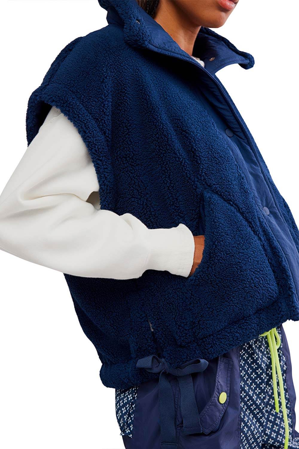 FP Movement Scout It Out Fleece Vest for Women in Navy 