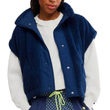 FP Movement Scout It Out Fleece Vest for Women in Navy 
