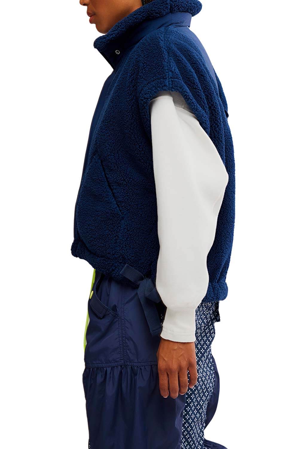 FP Movement Scout It Out Fleece Vest for Women in Navy 