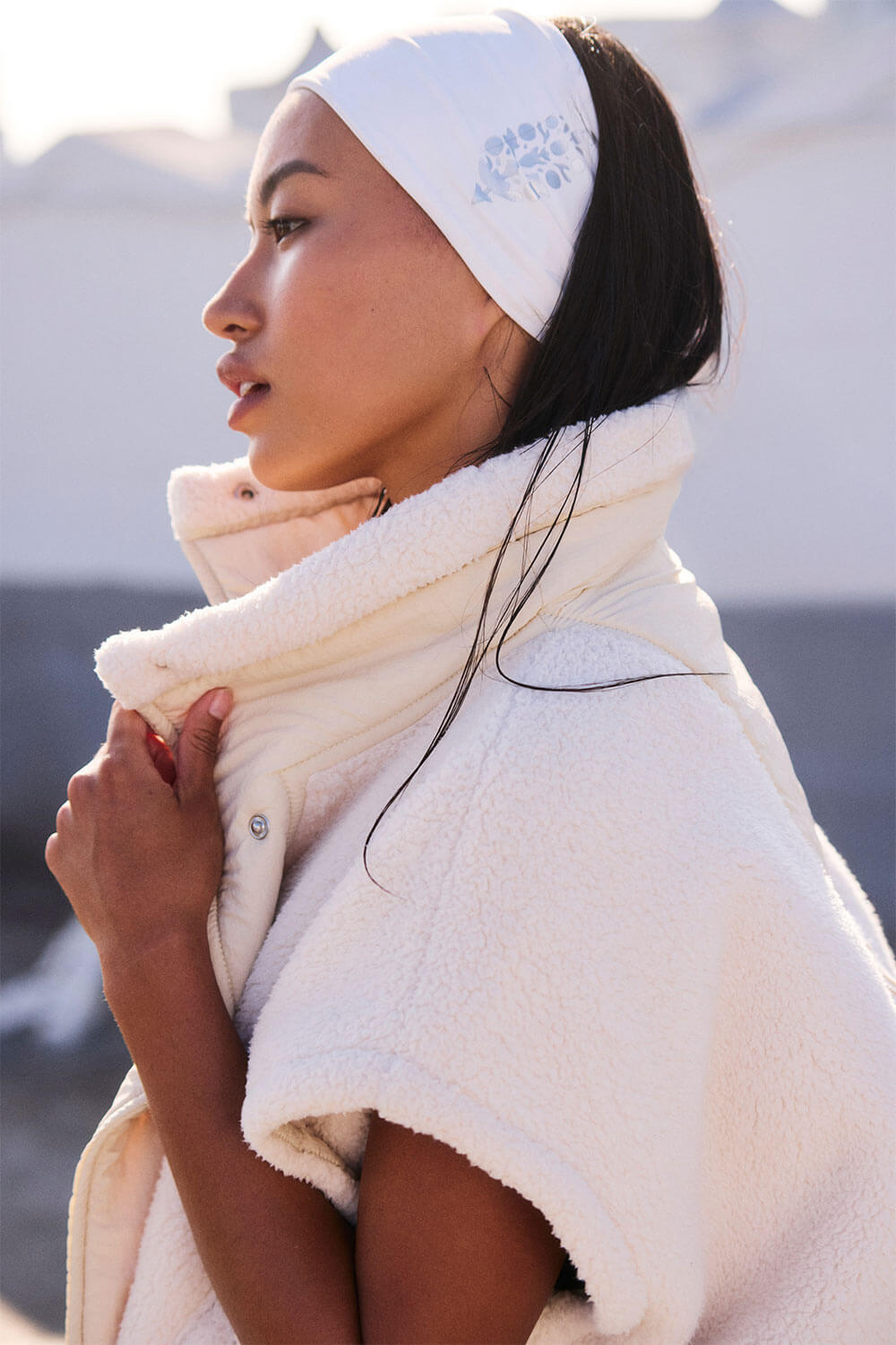 FP Movement Scout It Out Fleece Vest for Women in Birch Tree 