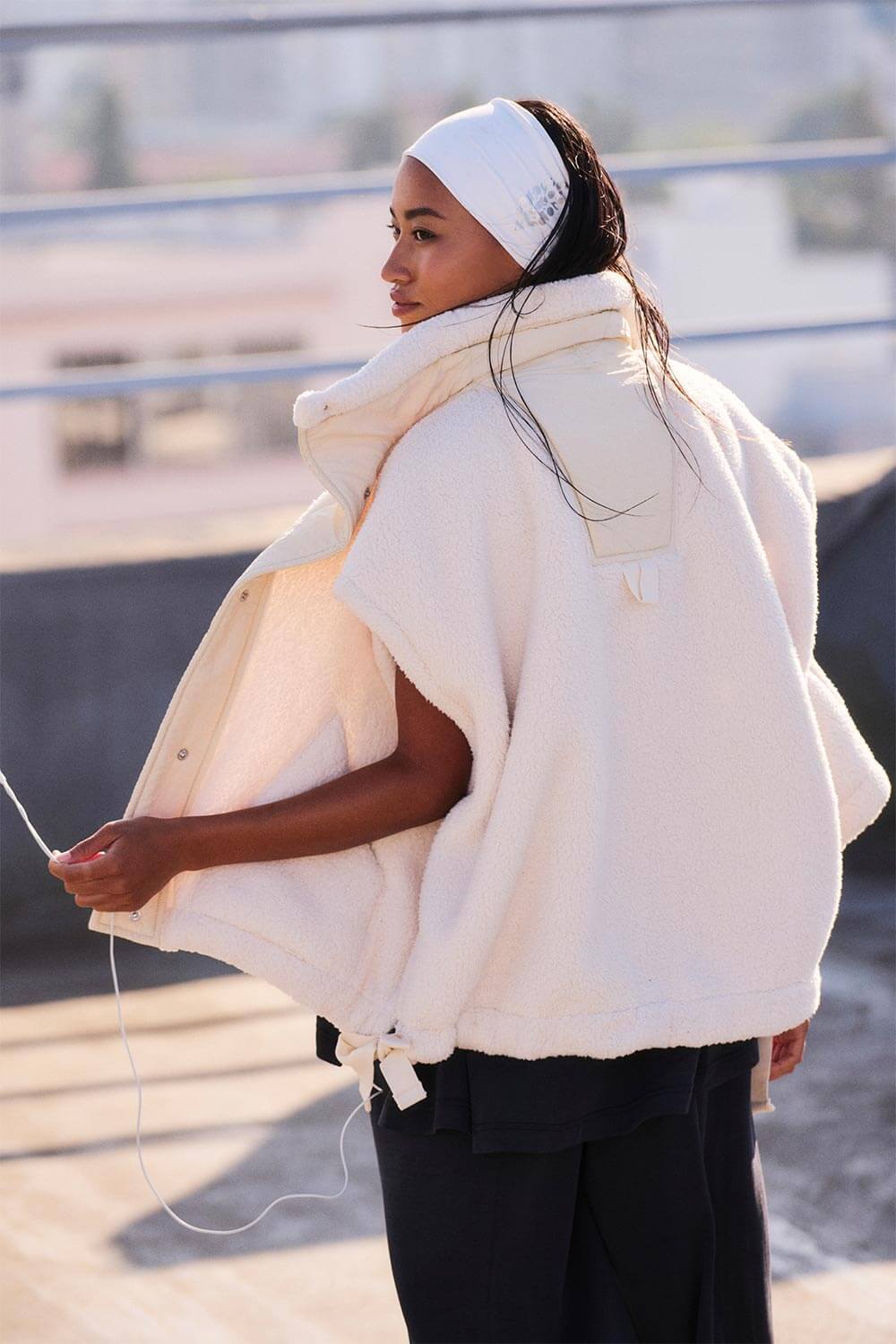 FP Movement Scout It Out Fleece Vest for Women in Birch Tree 