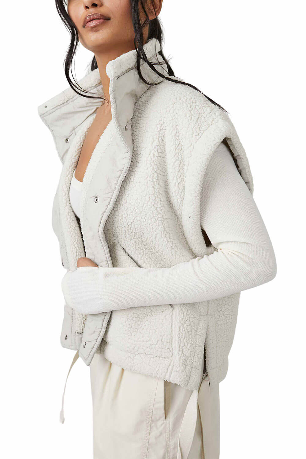 FP Movement Scout It Out Fleece Vest for Women in Birch Tree 