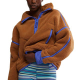 FP Movement Mountain ½ Zip Fleece for Women in Twig Brown