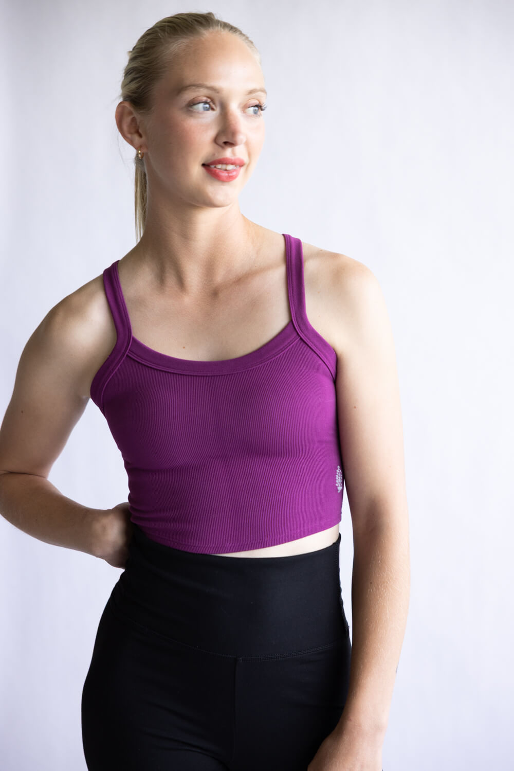 FP Movement We The Free All Clear Cami for Women in Mulberry Purple 