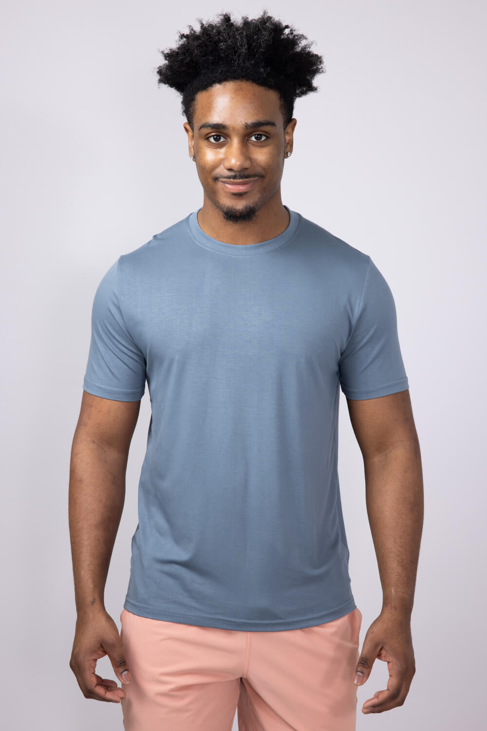 Free Fly Bamboo Motion T-Shirt for Men in Slate Blue