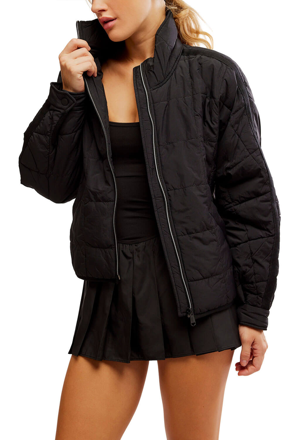 FP Movement Pippa Packable Puffer Jacket for Women in Black