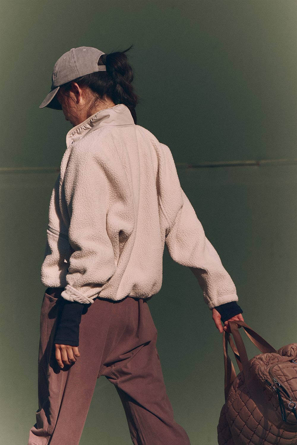 FP Movement Hit The Slopes Fleece Jacket for Women in Muted Beige