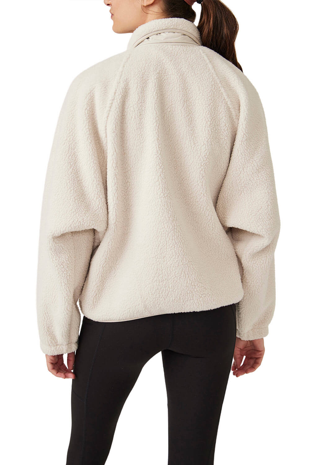 FP Movement Hit The Slopes Fleece Jacket for Women in Muted Beige