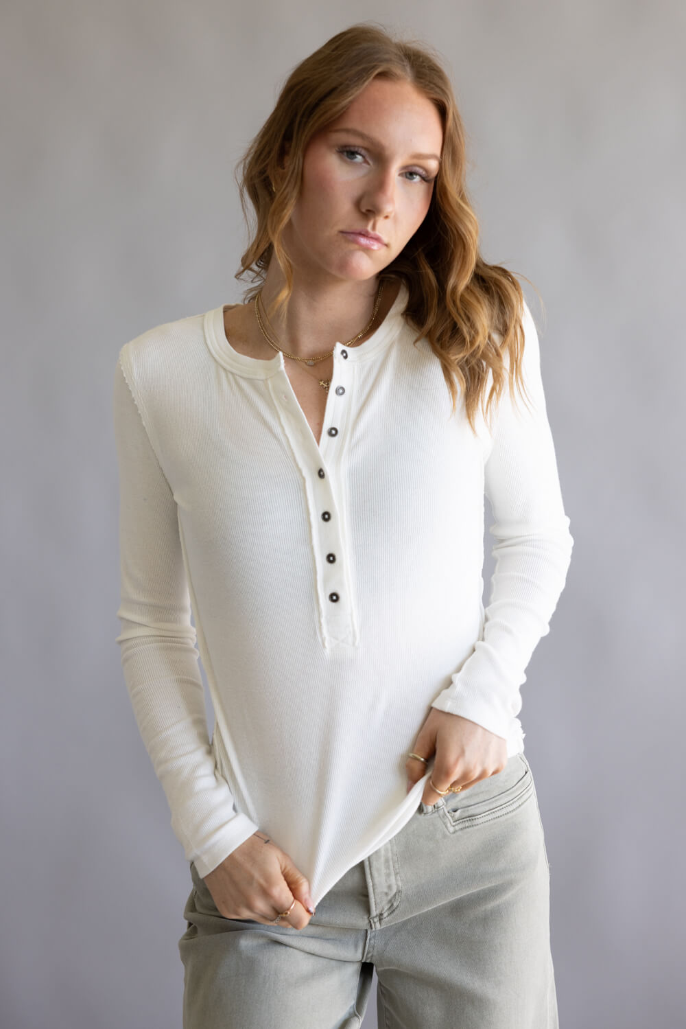 Free People Jamie Henley for Women in Ivory