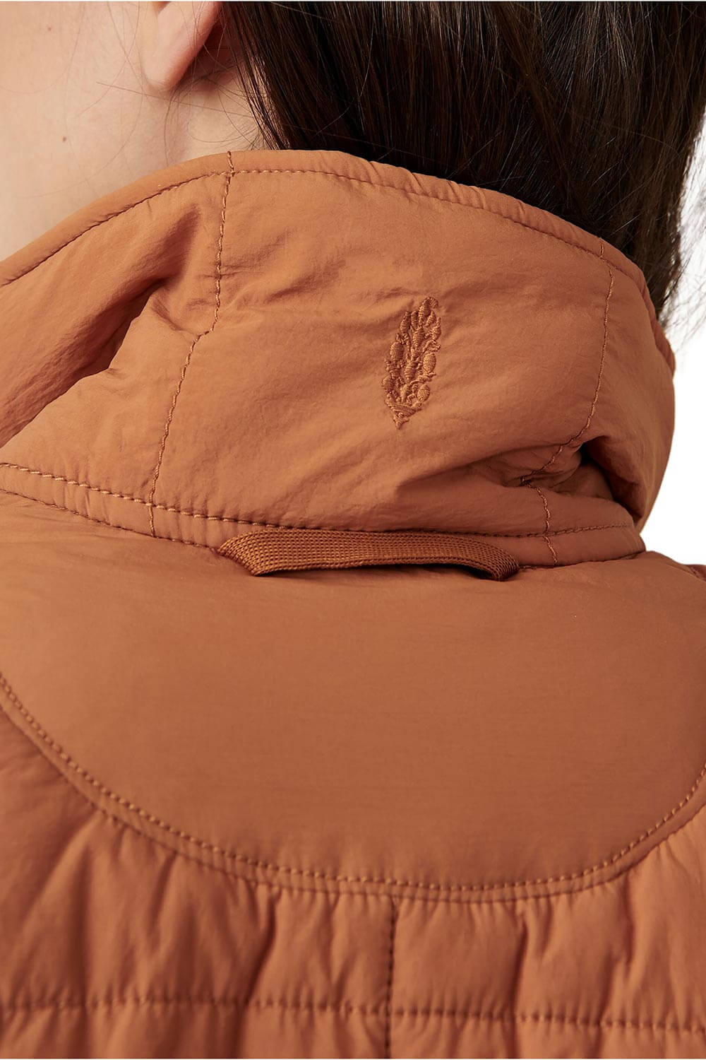 FP Movement Pippa Packable Puffer Jacket for Women in Twig Brown