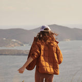 FP Movement Pippa Packable Puffer Jacket for Women in Twig Brown