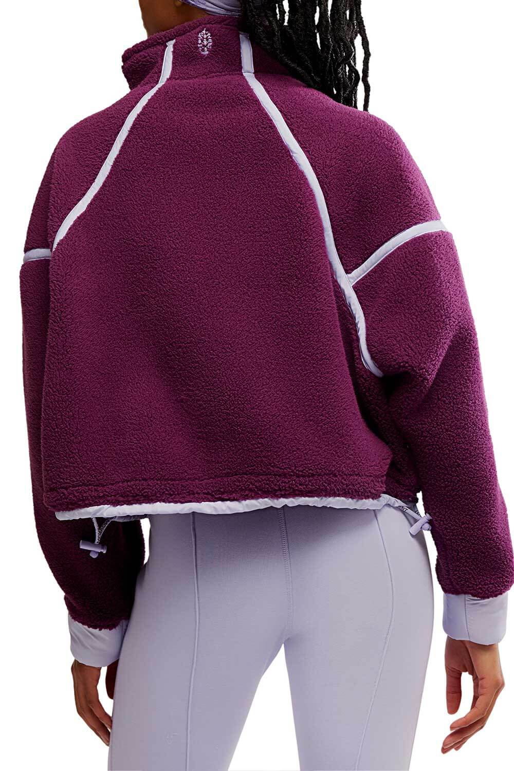 FP Movement Mountain ½ Zip Fleece for Women in Black Cherry