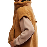 FP Movement Scout It Out Fleece Vest for Women in Brown