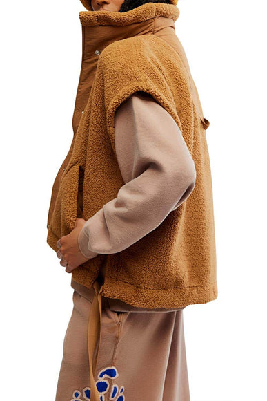 FP Movement Scout It Out Fleece Vest for Women in Brown