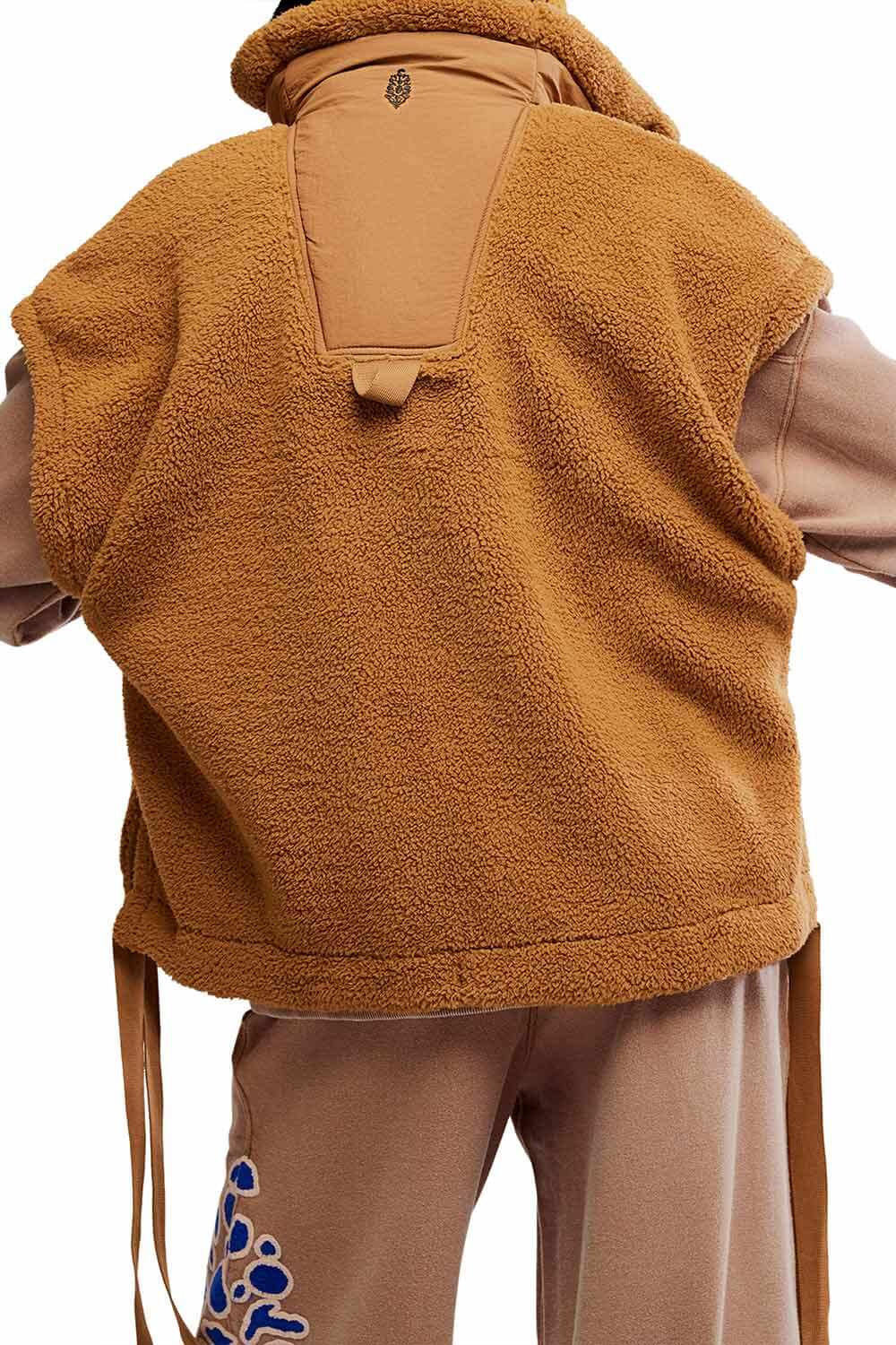 FP Movement Scout It Out Fleece Vest for Women in Brown