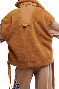 FP Movement Scout It Out Fleece Vest for Women in Brown