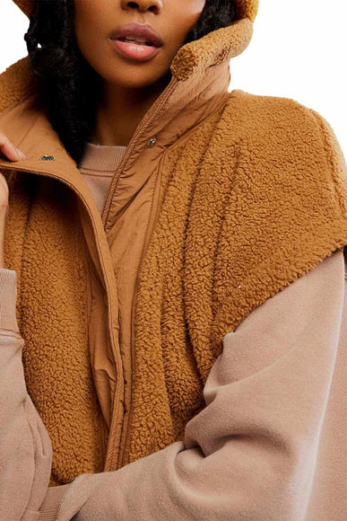 FP Movement Scout It Out Fleece Vest for Women in Brown