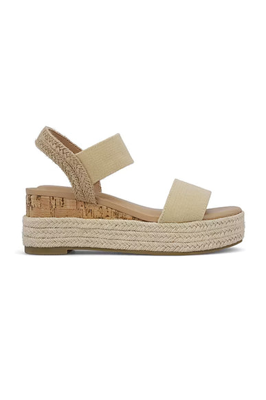 MIA Girl Zenaida Rope Wedge for Women in Natural