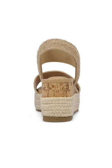 MIA Girl Zenaida Rope Wedge for Women in Natural