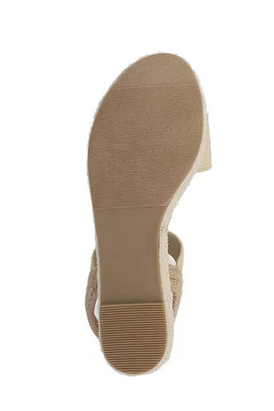 MIA Girl Zenaida Rope Wedge for Women in Natural