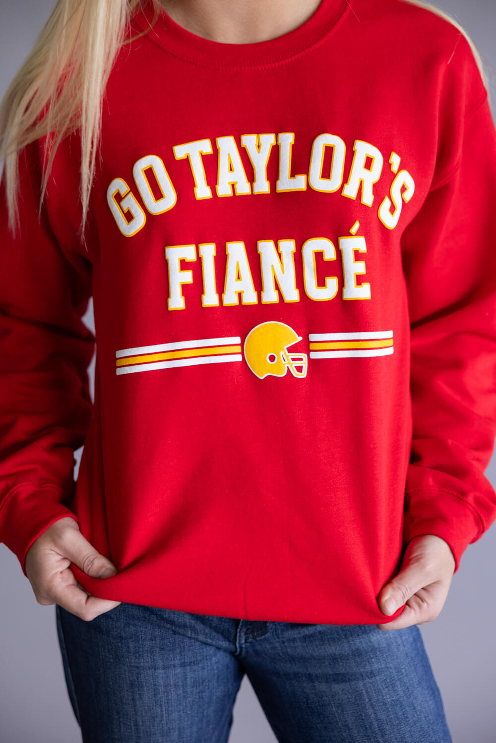 Go Taylor's Fiance Sweatshirt for Women in Red