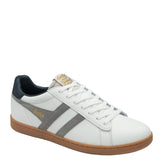 Gola Equipe II Leather Sneakers for Men in White/Cement