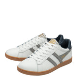 Gola Equipe II Leather Sneakers for Men in White/Cement