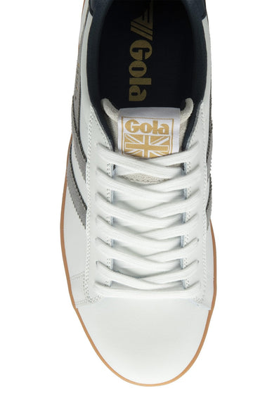 Gola Equipe II Leather Sneakers for Men in White/Cement