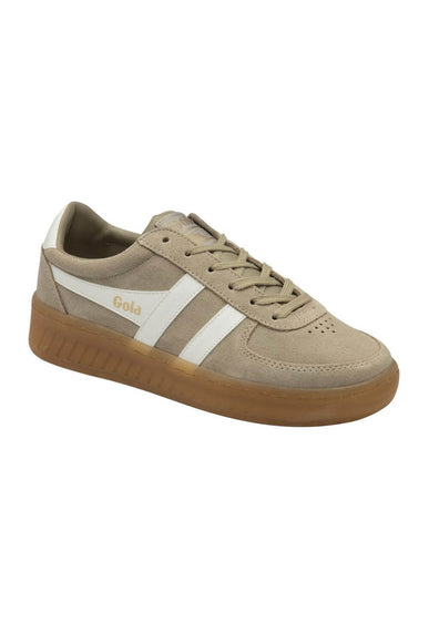 Gola Grandslam Suede Sneakers for Women in Bone/Off White/Gum