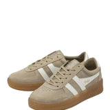 Gola Grandslam Suede Sneakers for Women in Bone/Off White/Gum