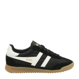 Gola Tornado Sneakers for Women in Black/Off White | CLB623-BLACK/WHITE