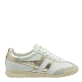 Gola Torpedo Mirror Sneakers for Women in White/Gold