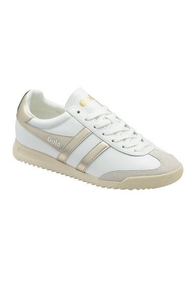 Gola Torpedo Mirror Sneakers for Women in White/Gold