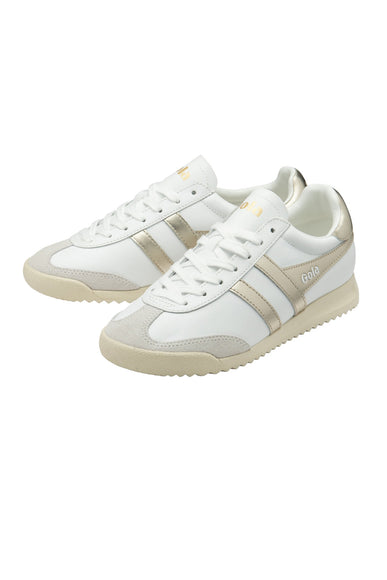 Gola Torpedo Mirror Sneakers for Women in White/Gold