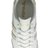 Gola Torpedo Mirror Sneakers for Women in White/Gold