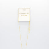 Gold Bubble Letter Initial “K” Necklace