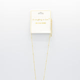 Gold Bubble Letter Initial “O” Necklace