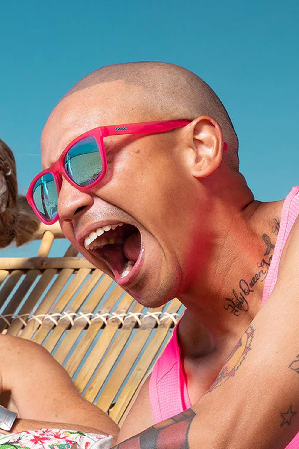 goodr サングラス【OG】FLAMINGOS ON A BOOZE ピンク Pink Flamingo Sunglasses - Best Seller | goodr sunglasses