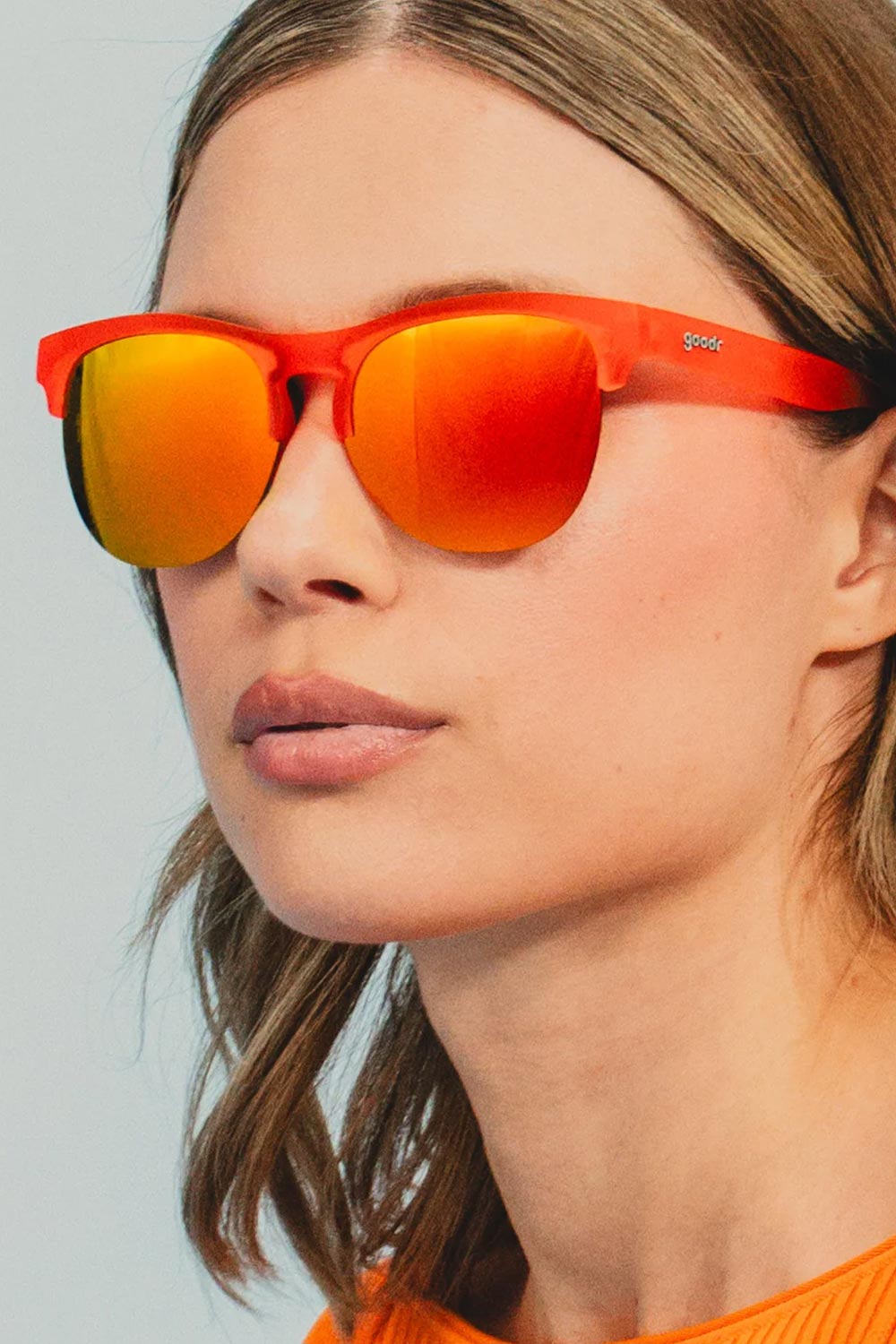 goodr Château de Maraschino Avant G Sunglasses in Orange