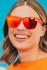 goodr Château de Maraschino Avant G Sunglasses in Orange