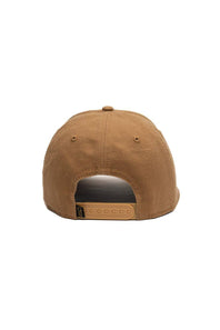 Grunt Style Embroidered American Flag Hat for Men in Tan