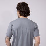 Hallstatt Ultra Soft Knit Poly T-Shirt for Men in Grey