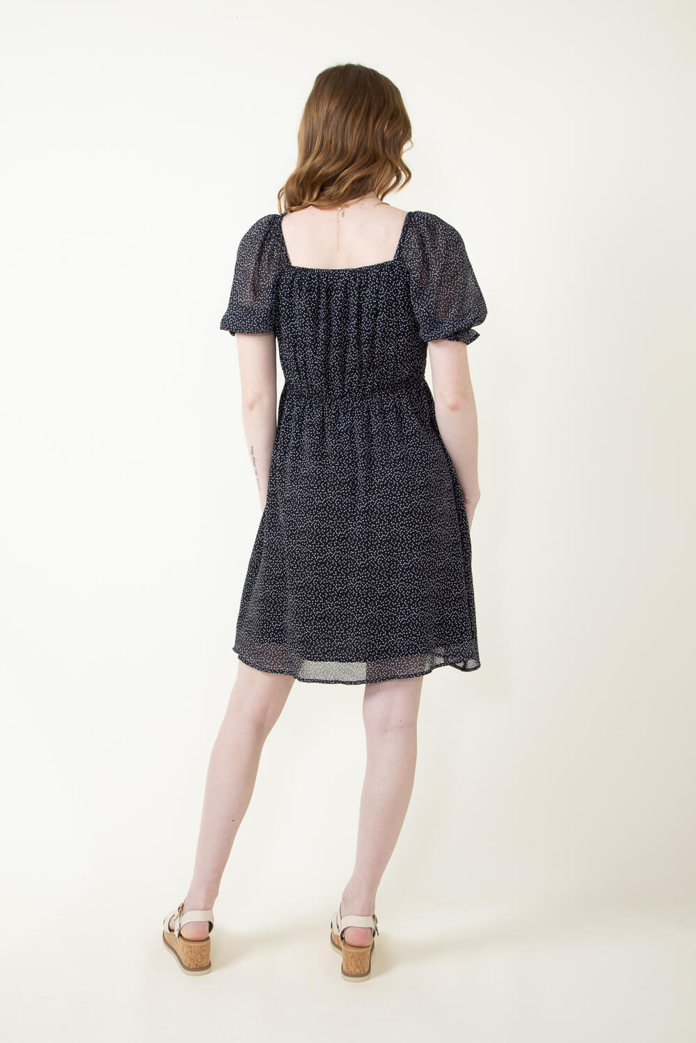 Womens heart print dress clearance