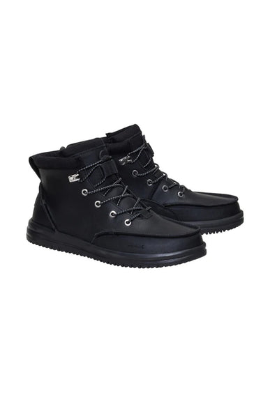 HEYDUDE Men's Bradley Classic Tumbled in Black