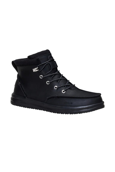 HEYDUDE Men's Bradley Classic Tumbled in Black