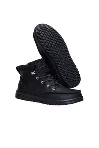 HEYDUDE Men's Bradley Classic Tumbled in Black