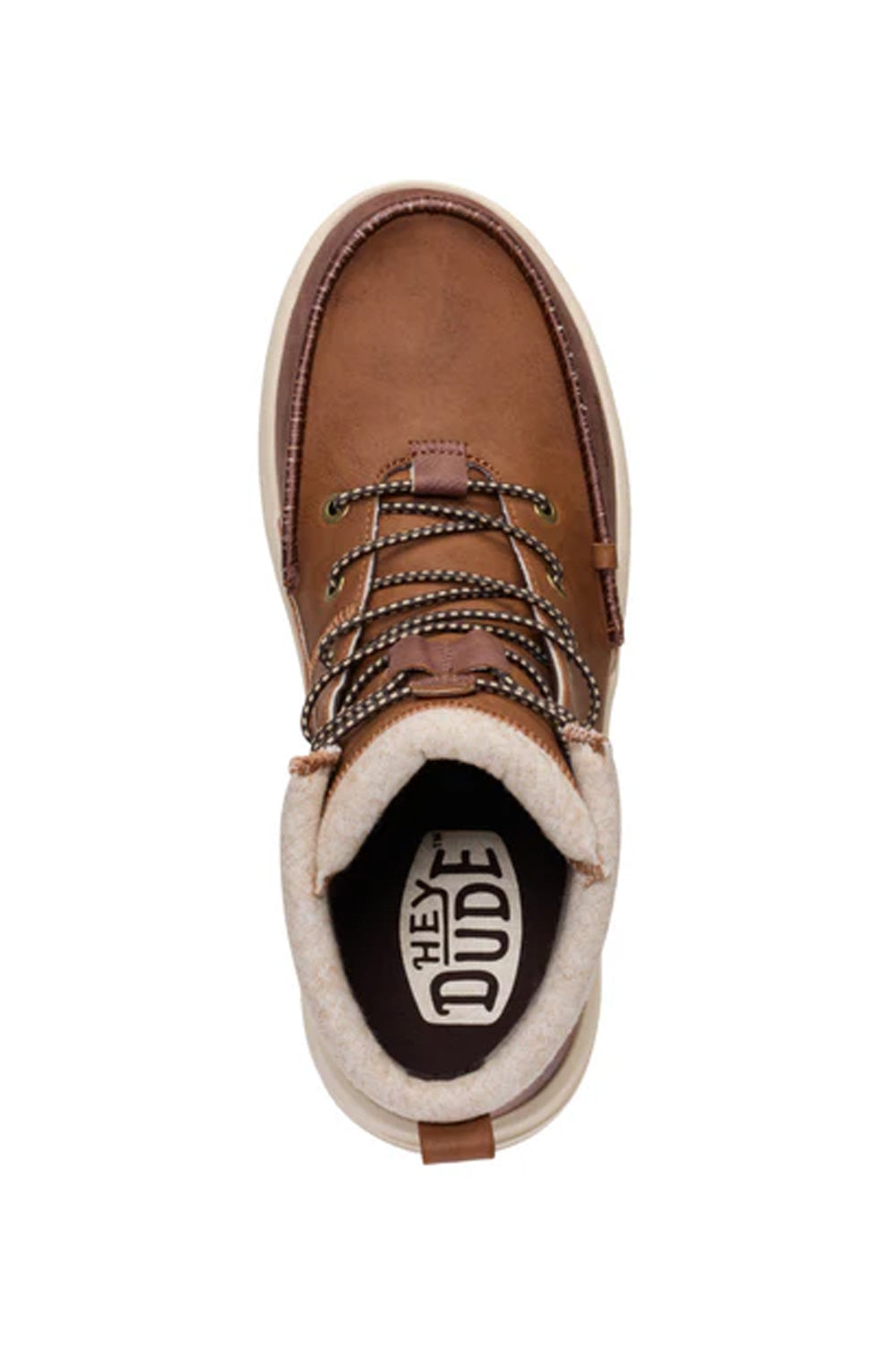 HEYDUDE Men's Bradley Classic Tumbled in Cognac